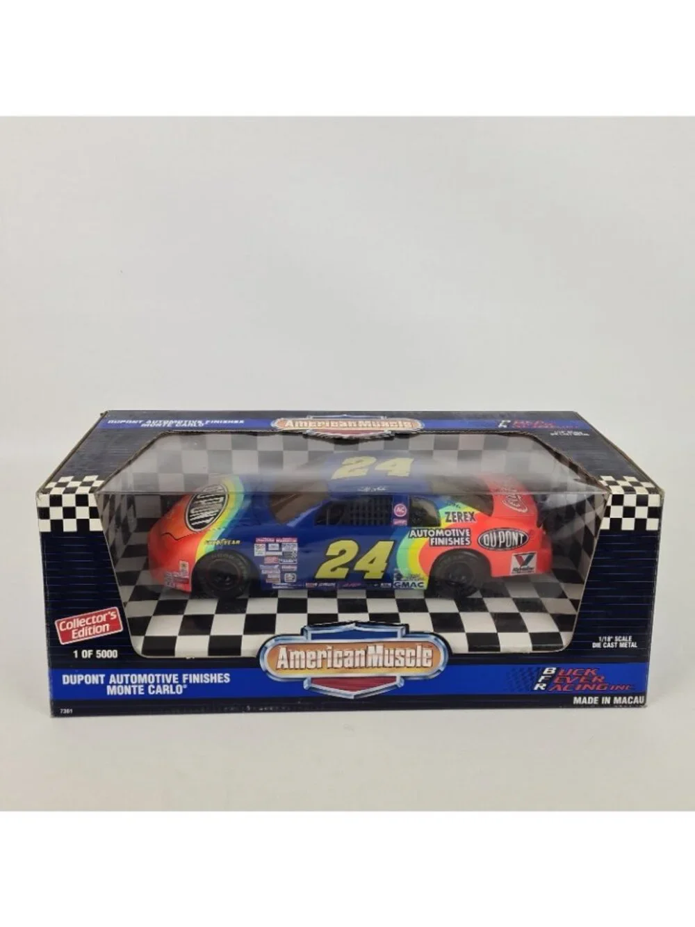 Set Of 3 ERTL American Muscle 1:18 DieCast #24 Gordon #43 Petty #5 Labonte K1